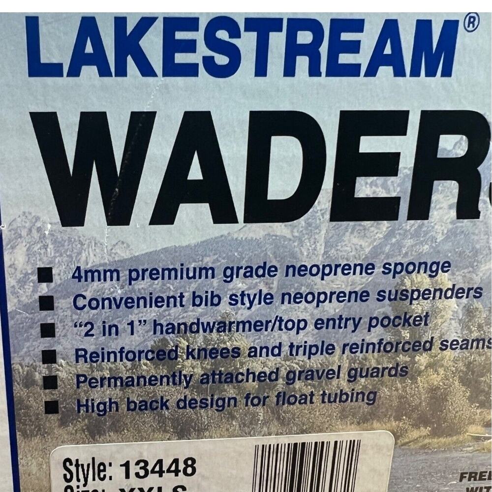 Hodgman Lakestream Ladies Small #13443 Stocking foot Neoprene Waders EUC - Picture 10 of 10